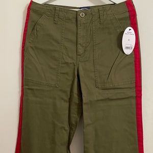 Scoop Wide Leg Cut Utility Pants